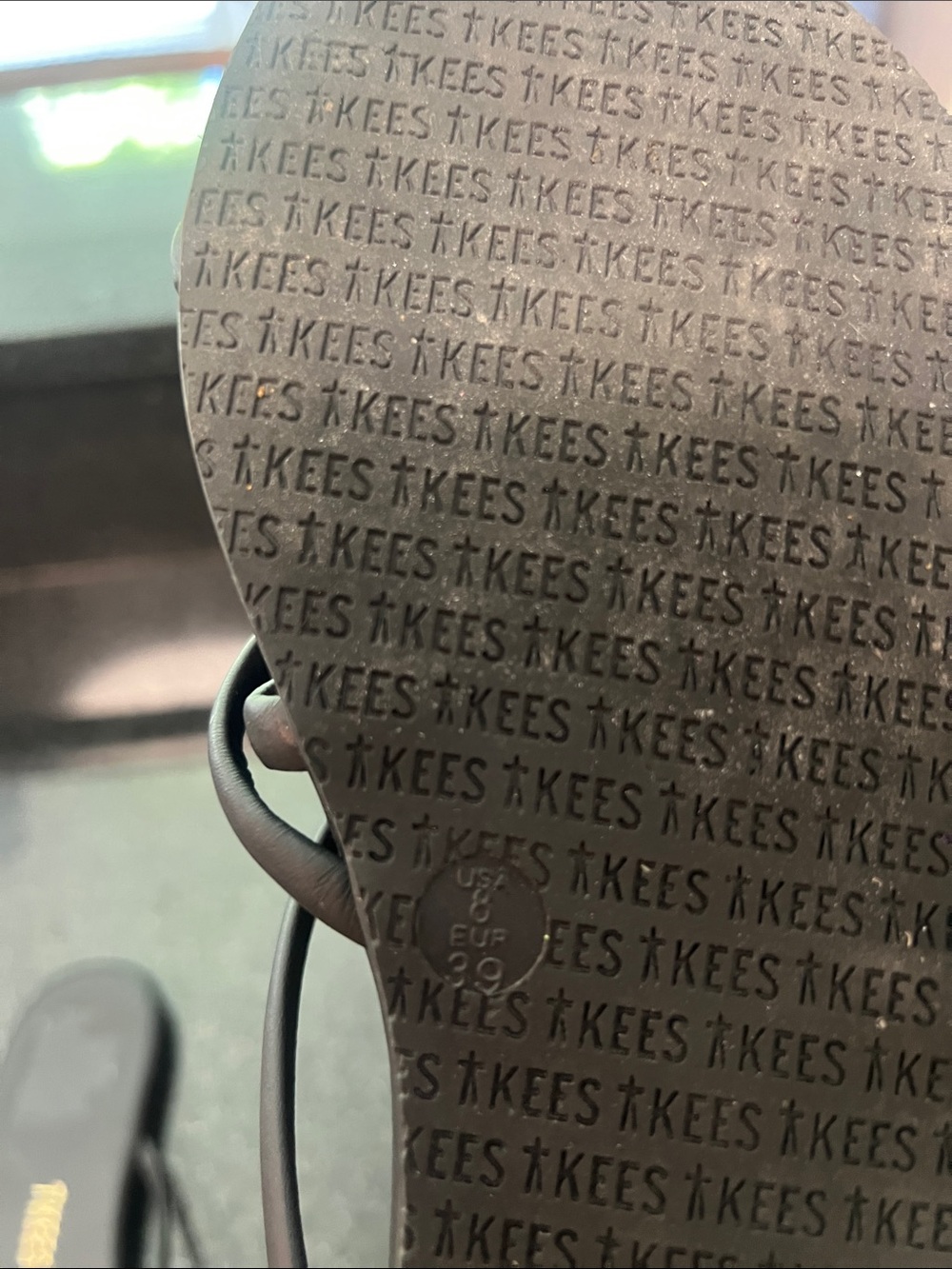 TKEES Black Minimalist Multi-Strap Slide Sandals - Picture 3 of 3